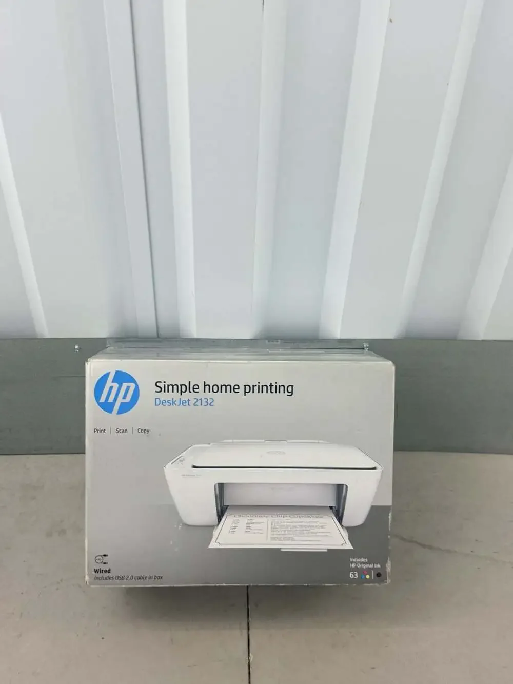 HP DeskJet 2132 All-in-One Printer, Scanner, and Copier